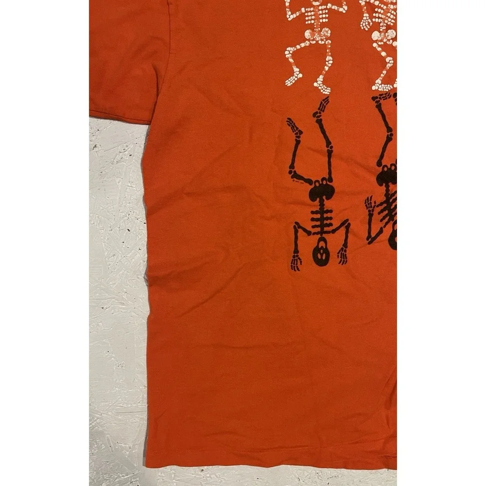 Vintage Halloween Dancing Skeletons Single Stitch 90s T Shirt‎ Tee XL Spooky - Picture 3 of 12